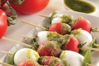 Caprese Com Molho Pesto